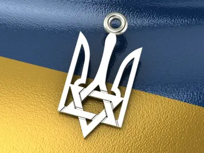 Ukrainian Trident 3D print model 21