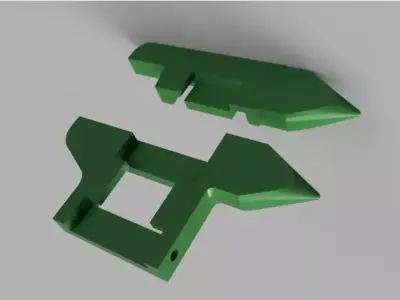 Ruler Slider Caliper e Hole Distance Paquimetro 3D model