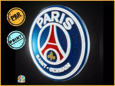 PSG logo - Cinematic  - 3D print 3D model