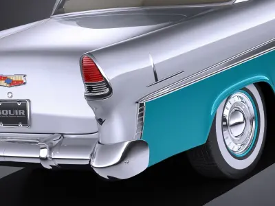 Chevrolet Bel Air Coupe CG 1954 3D model