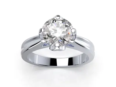 Tulip Ring for print and render and animations - CC101 3D Model Pack