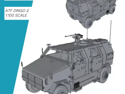 ATF Dingo 2 Bundeswehr 3D print model