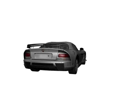 DODGE VIPER SRT 10 Upgraded Low-poly 3D model