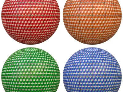 tile patterned 144-seamless-4k-pbr  3D model