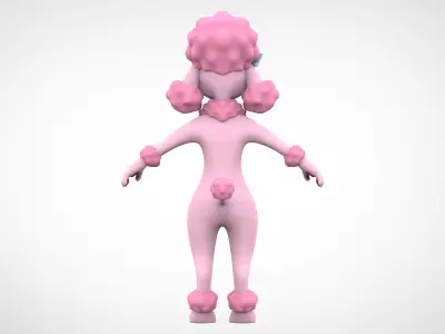 Poodle Coco 3D model