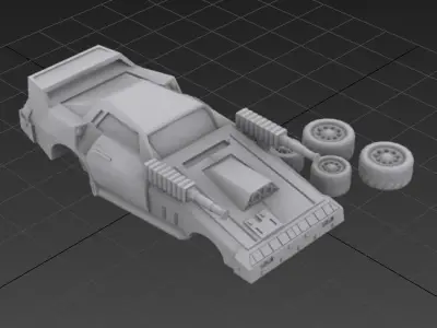 Twisted Metal 2 Roadkill 3D print model