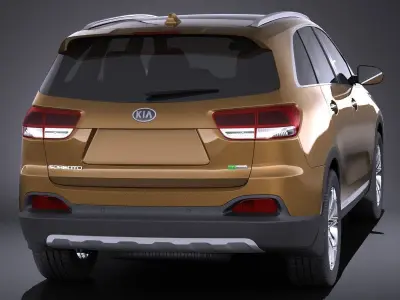 Kia Sorento 2017 VRAY 3D model