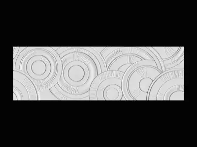 Decorative polyurethane Low-poly 3D model