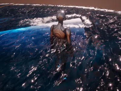 Material Water for Unreal Engine Texture