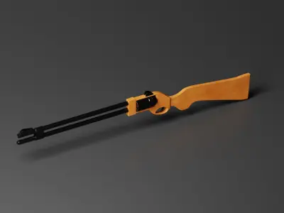 Flobert revolver Safari Sport 3D Model Low-poly 3D model