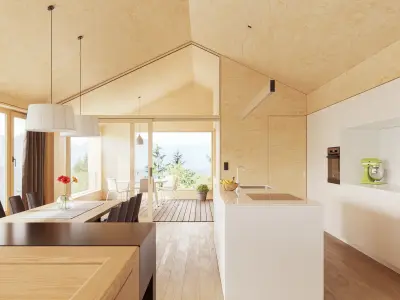 Pine plywood veneer texture 3D model