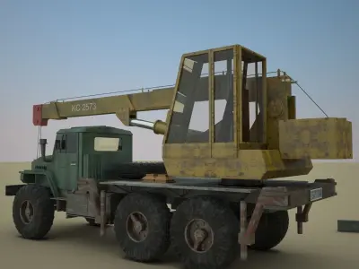 KS 2573 Auto Crane  3D model