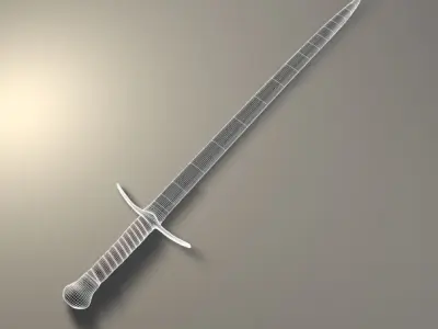 Medieval Sword Design 3D model