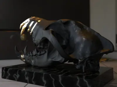 Deco Skull  3D print model