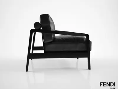 Fendi Casa Kathy armchair 3D model