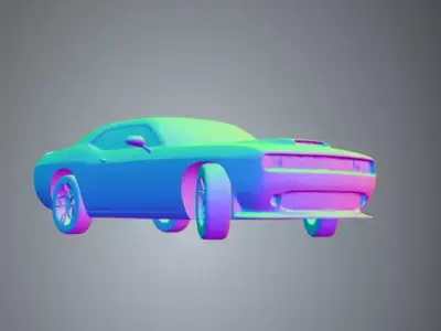 3D model of Dodge 3D print model