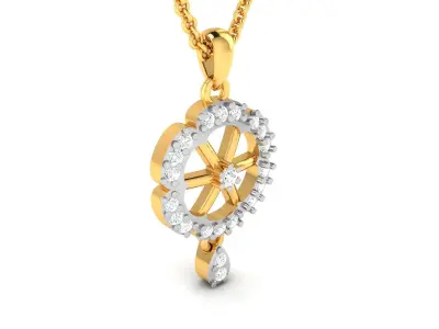 Women Pendant 3dm STL FBX OBJ Render Details 3D print model