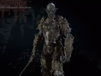 Vampire Knight Low-poly 3D model