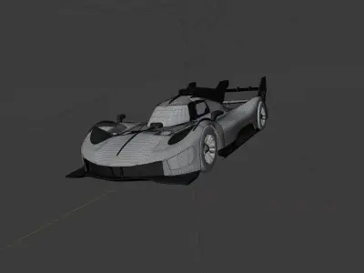 ferrari 499p 3D model