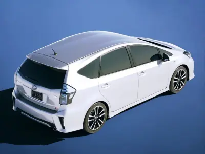 Toyota Prius Alpha GR Sport 2020 3D model