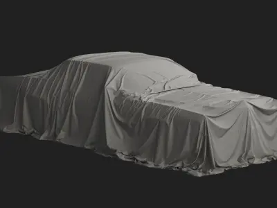 Retro Car Cover 03 3D model