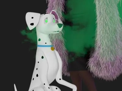 Perdita Dalmatian Model 3D model