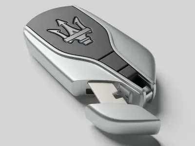 Smart key Maserati 3D model