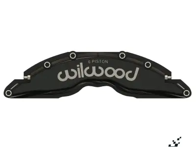 Wilwood 6 Piston Capiler plus Disk or Rotor 3D print model