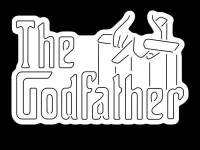 The Godfather Neon Sign 3D model