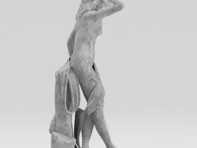 Augustin Pajou Psyche Abandoned 1796 3D model