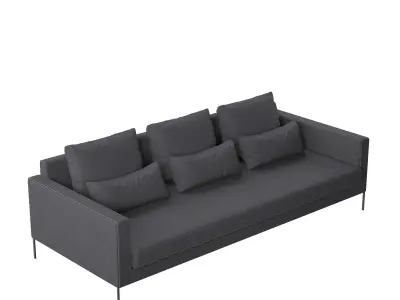Couch - Sofa 3D model