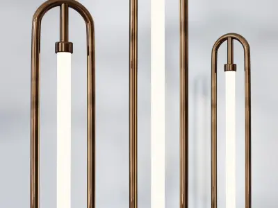 luxury standing lamp 3D model