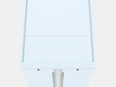 SMAGORA Changing tbl-bookshelf w 2 shlf ut 3D model