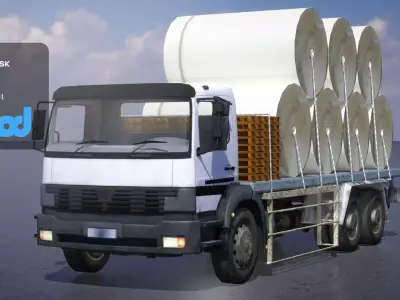 TW Truck 001 3D model