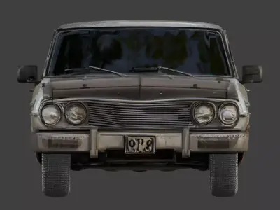 Tactical Performance SUV 3D Model Low-poly 3D model
