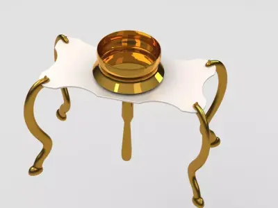 3D Luxury table 3D model