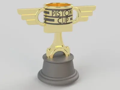 Piston Cup 3D print model