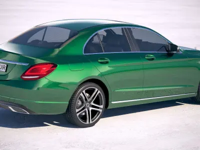 Mercedes-Benz C-class sedan 2019 3D model