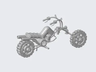motorcycle model Free 3D model