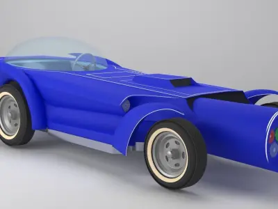 Orbitron Custom Hot Rod 3D model