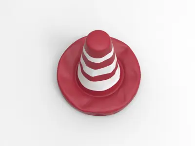 Cone Pillow Low-poly 3D model