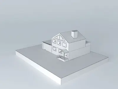 A Sketchy House. 4TH Physics. 1MB Free 3D model