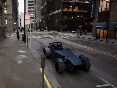 Caterham Seven Low-poly 3D model