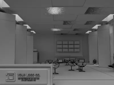  Booth Exhibition Stand a559 3D model