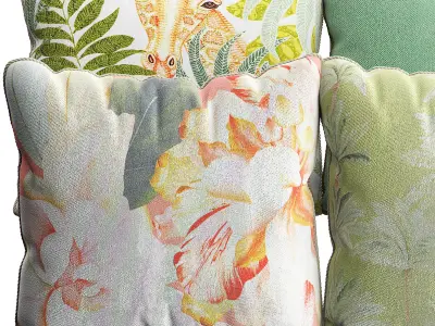 Zara Pillow Set 3 3D model