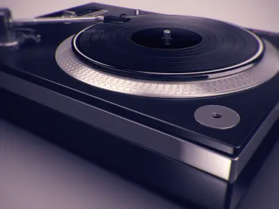 DJ Deck 3D model
