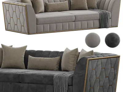 Sophia Luxury Sofa 3D model