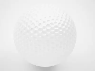 Golf Ball 3D model 26