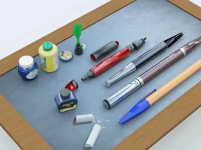 old memories Low-poly 3D model