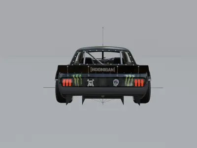 Ford Mustang HONIGAN for Ken Block Monster 3D Model 3D model